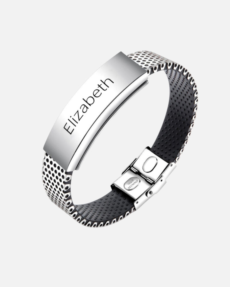 Men Stainless Steel Personalized Bracelet