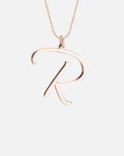 Cursive Initial Necklace,