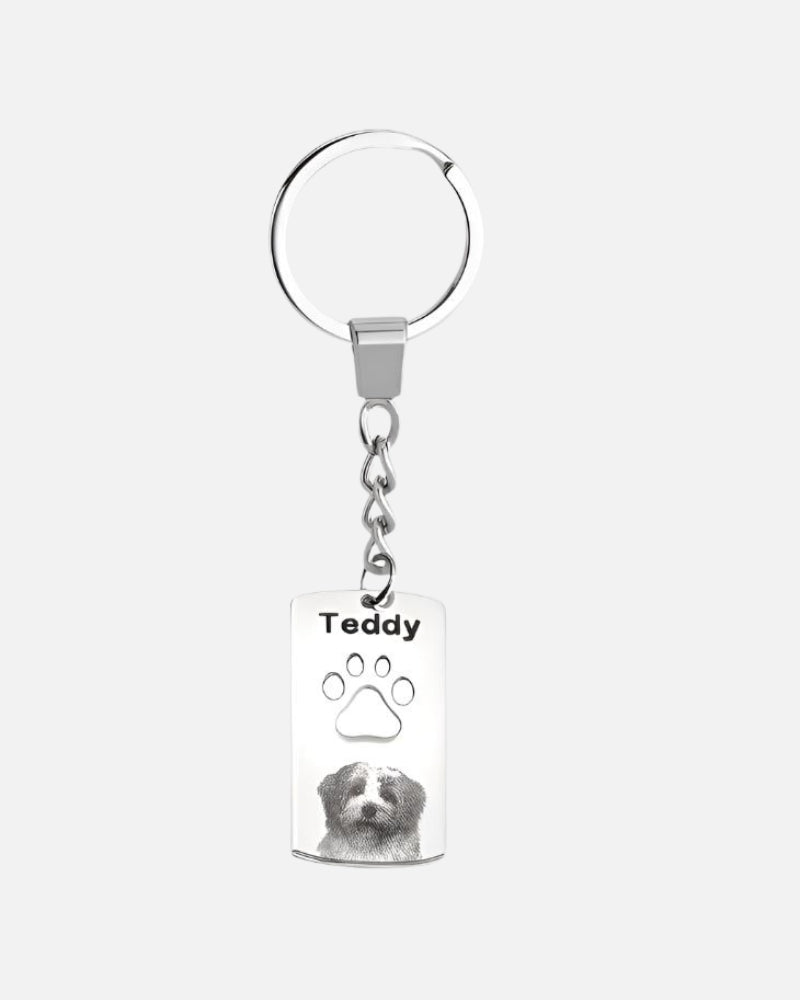 Dog Picture Keychain