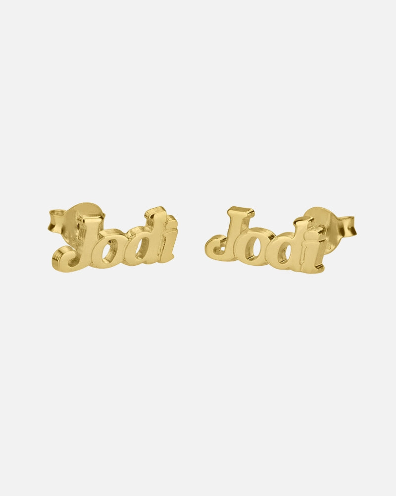 Name Stud Earring