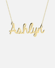 Bold Cursive Name Necklace