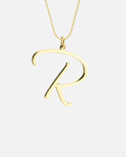 Cursive Initial Necklace,