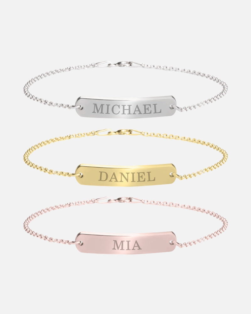 Classic Name Bar Bracalet