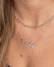 Bold Cursive Name Necklace