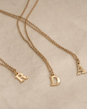 Capital Initial Letter Necklace