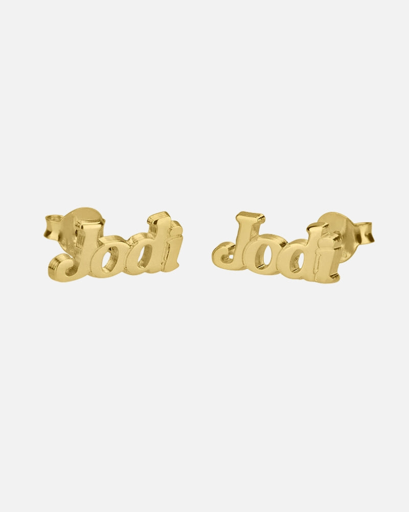 Name Stud Earring