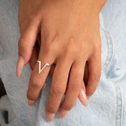 V Shaped Ring